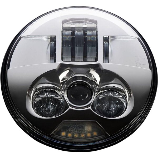 PB-7-C - Custom Dynamics 7" ProBeam LED Headlamp For Harley Davidson FLD 1690 2012-2013 Chrome