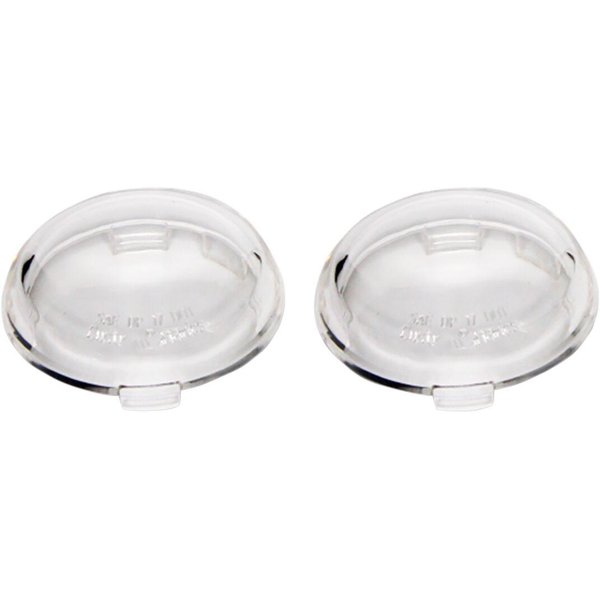 PRO-B-LENS-CLR - Custom Dynamics ProBeam Deuce-Style Turn Signal Lenses For Harley Davidson FLD 1690 2012-2013 Clear