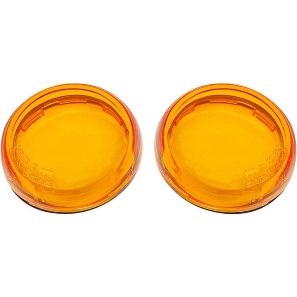 PRO-B-LENS-AMB - Custom Dynamics ProBeam Deuce-Style Turn Signal Lenses For Harley Davidson FLD 1690 2012-2013 Amber