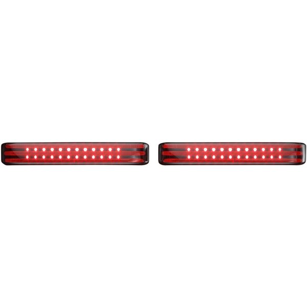 PB-SBSEQ-HD-BS - Custom Dynamics ProBeam LED Sequential Bagz Saddlebag Lights For Harley Davidson FLHR 1340 1997-1998 Smoke