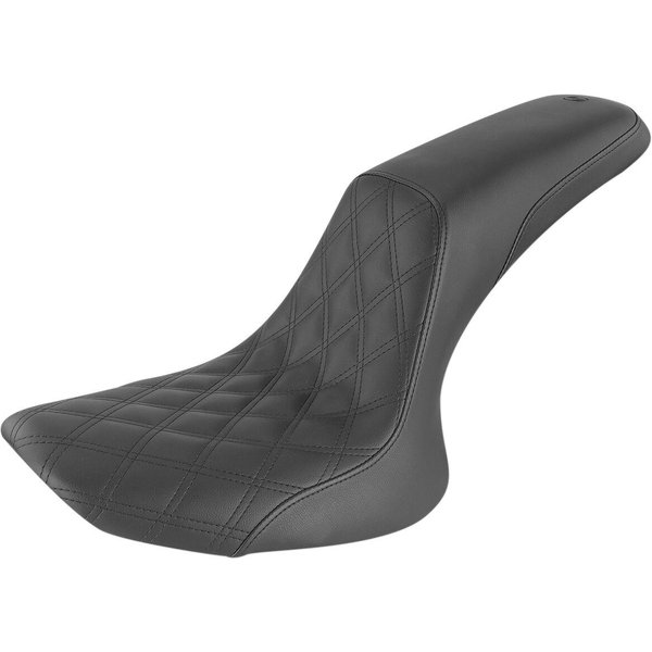 884-01-149 - Saddlemen Profiler Lattice Stitch Seat For Harley Davidson FLST 1340 1987-1990 - Black