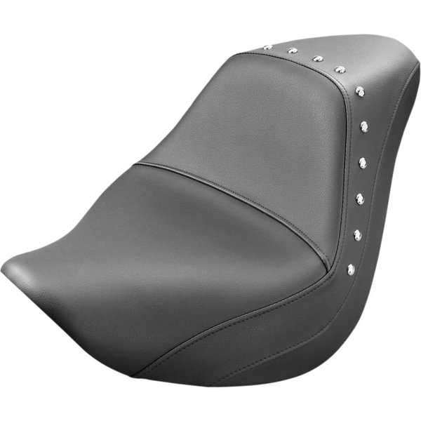 K06-11-001 - Saddlemen Renegade Deluxe Solo Studded Seat For Kawasaki VN 900 2006-2016 - Black
