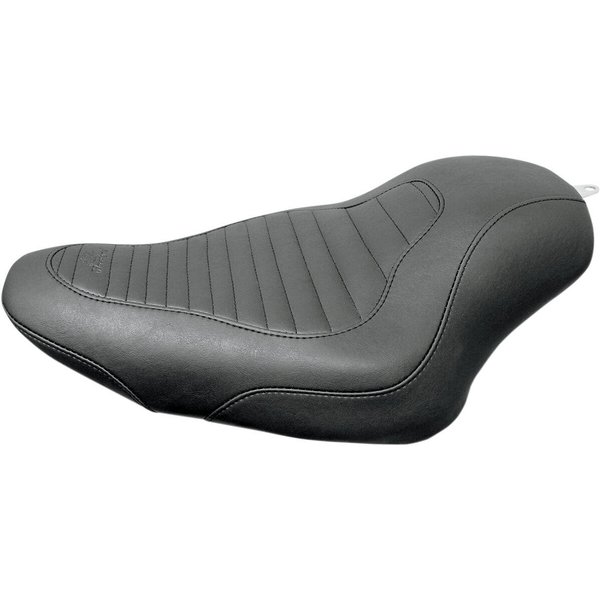 76954 - Mustang Tripper Synthetic Leather Solo Seat For Harley Davidson XL 1200 CX 2016-2020 - Black