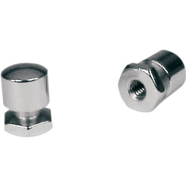 78032 - Mustang Seat Bolts and Mounting Nuts For Harley Davidson FLHR 1340 1994-1998 - Chrome