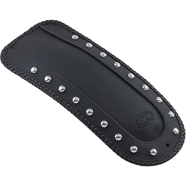 78026 - Mustang Fender Bib for Solo Seat For Harley Davidson FLH 1200 1970-1980 Rear - Black/Chrome