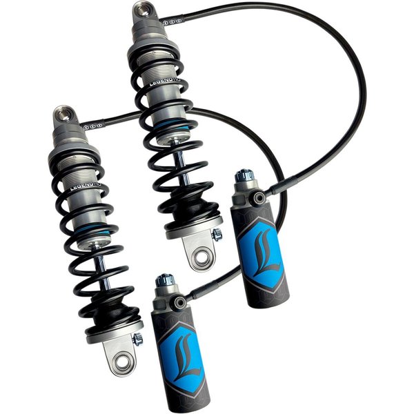 1310-1936 - Legend Suspension REVO ARC Remote Reservoir FL Coil Suspension For Harley Davidson FLHR 1690 Rear 356.00 mm (14.00") - Clear