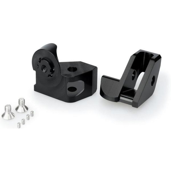 20322N - Puig Adjustable Footpeg Adaptors For BMW R1200 GS 2000-2012 - Black