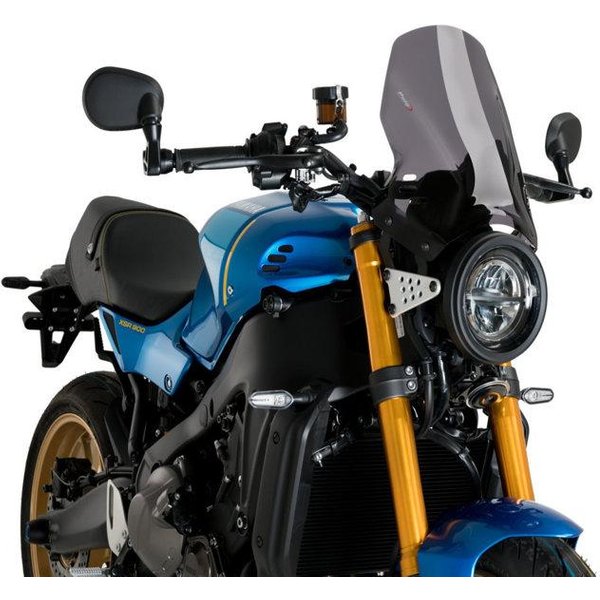 21431F - Puig New Generation Sport Screen For Yamaha XSR 900 2022-2025 - Dark Smoke
