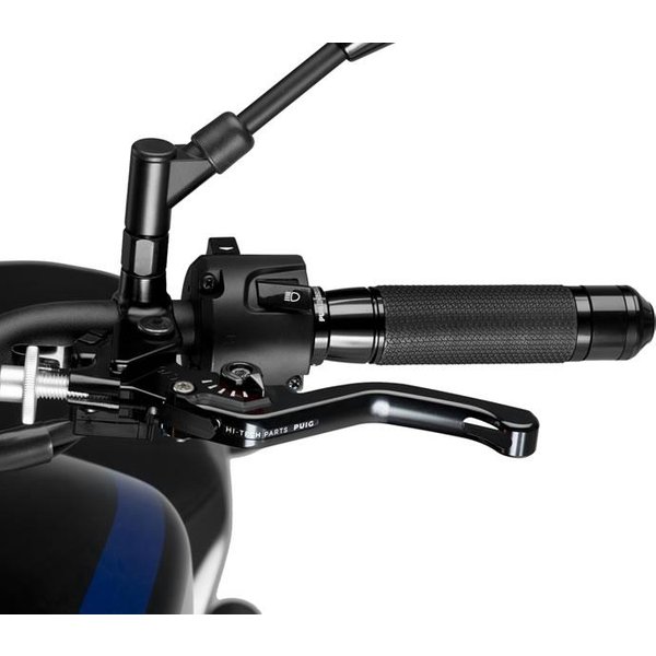 230NN - Puig Short V3 Clutch Lever For Ducati 1098 2007-2008 - Black With Black Selector