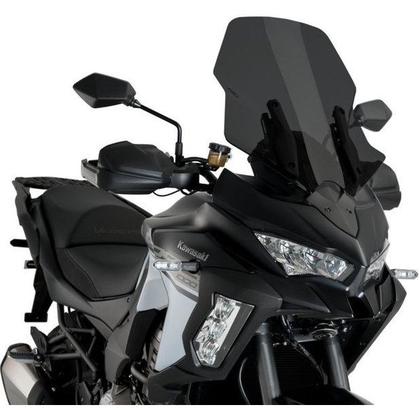 3640F - Puig Touring Screen For Kawasaki Versys 1000 S 2021-2024 - Dark Smoke
