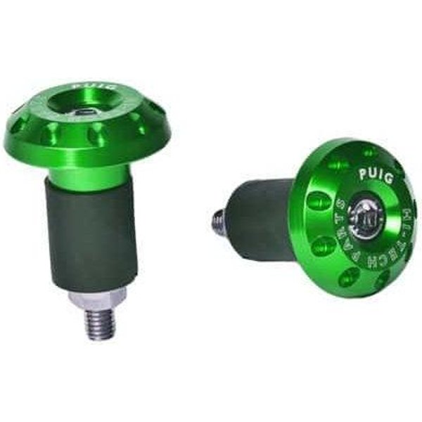 6222V - Puig Racing Bar Ends For KTM 125 Duke 2011-2023 - Green