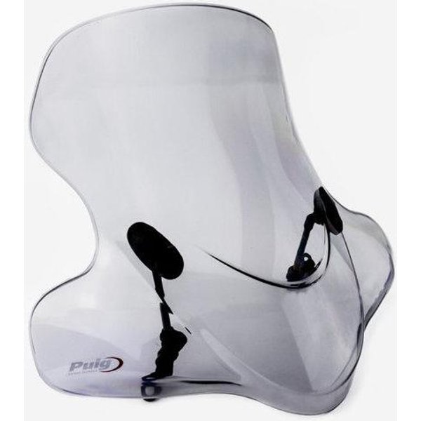 6370H - Puig City Touring Screen For Sym HD2 125 2012-2017 - Light Smoke
