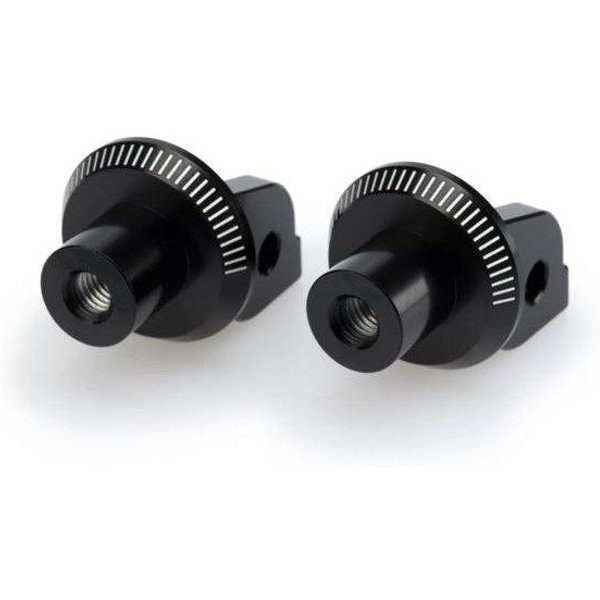6867N - Puig Footpeg Adaptors For MV Agusta Brutale 1000 Oro 2019-2023 - Black