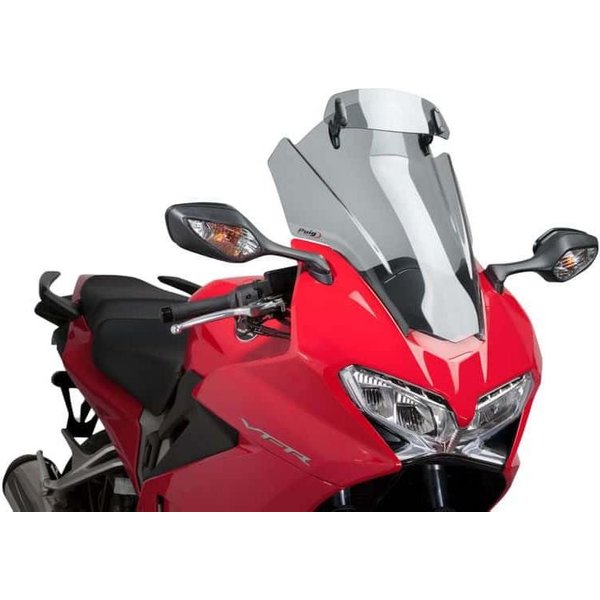 7008H - Puig Touring Screen With Extender For Honda VFR 800 F 2014-2020 - Light Smoke
