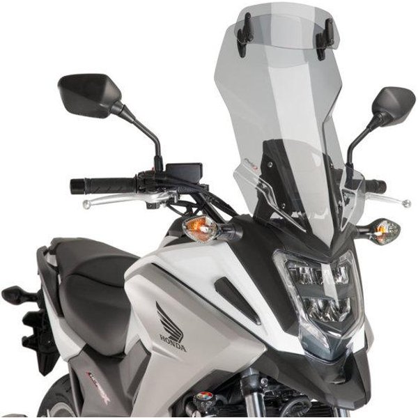 8911H - Puig Touring Screen With Extender For Honda NC750 X 2016-2020 - Light Smoke