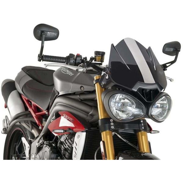 8929F - Puig New Generation Sport Screen For Triumph Speed Triple 1050 R 2016-2017 - Dark Smoke