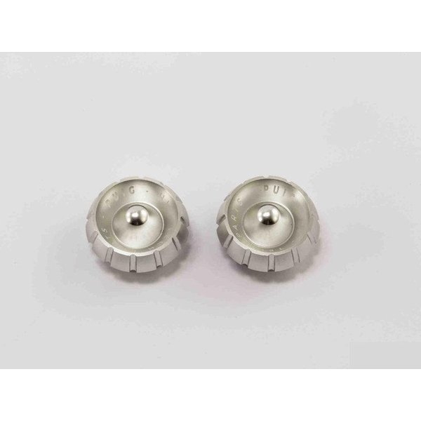9420P - Puig Thruster Bar End Caps For KTM 125 Duke 2011-2023 - Silver