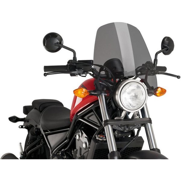 9462F - Puig New Generation Touring Screen For Honda CMX500 Rebel 2017-2025 - Dark Smoke