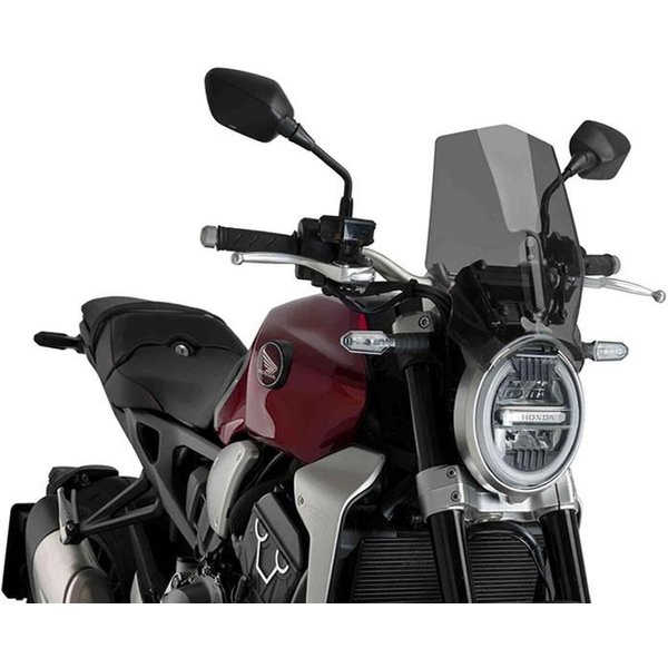 9748F - Puig New Generation Sport Screen For Honda CB1000 R Neo Sports Cafe 2018-2020 - Dark Smoke