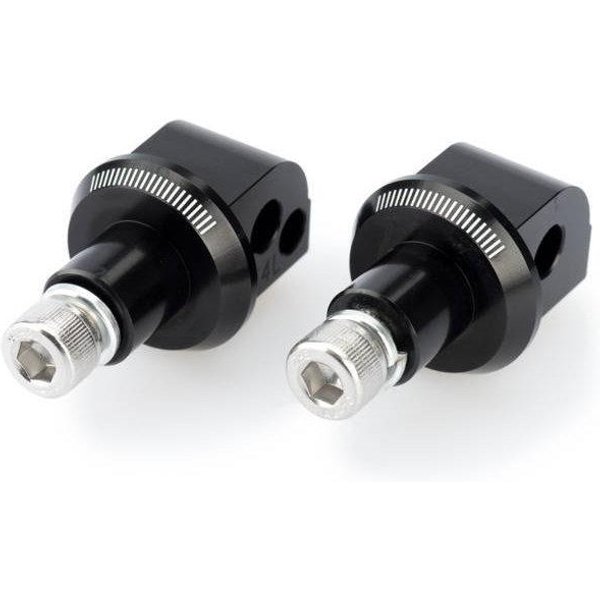 9784N - Puig Pillion Footpeg Adaptors For BMW F750 GS 2018-2024 - Black