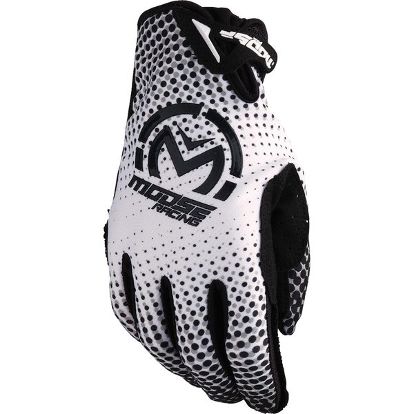 3330-8045 - Moose Racing SX1 Gloves X-Large - Black/White