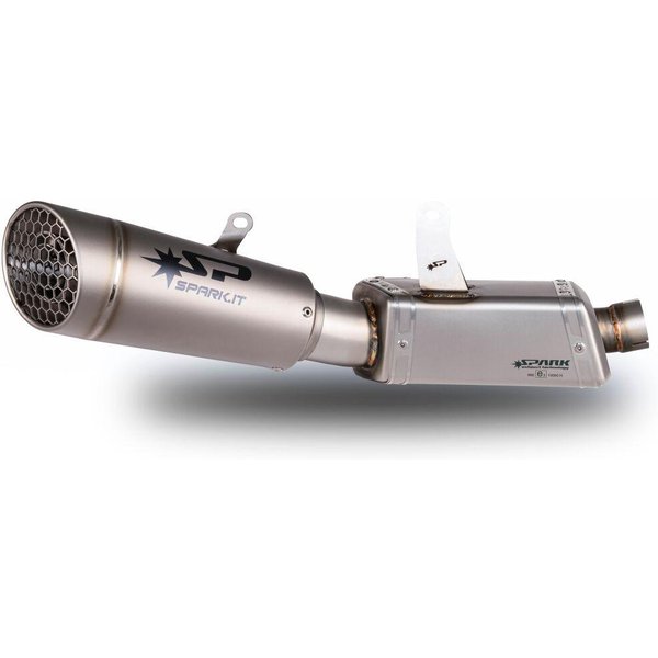 GTR0507TOM - Spark GRID-O Exhaust System For Triumph Street Triple 660S ABS 2018-2022 Stainless Steel