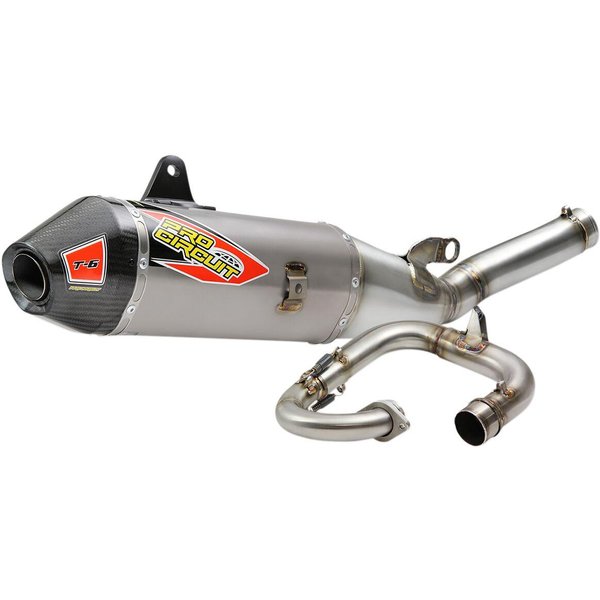 0131925H - Pro Circuit T-6 Euro Stainless Steel & Titanium Exhaust System For Yamaha YZF250 2019-2021