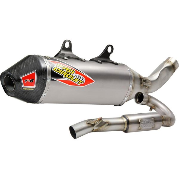 0151935H - Pro Circuit T-6 EURO EXHAUST SYSTEM SS/TI/CF For Husqvarna FC350 2019