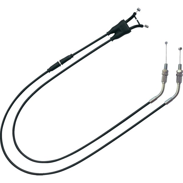 Y01-4-186-BK - Venhill Throttle Cable For Yamaha VMX 1700 2009-2016 - Black