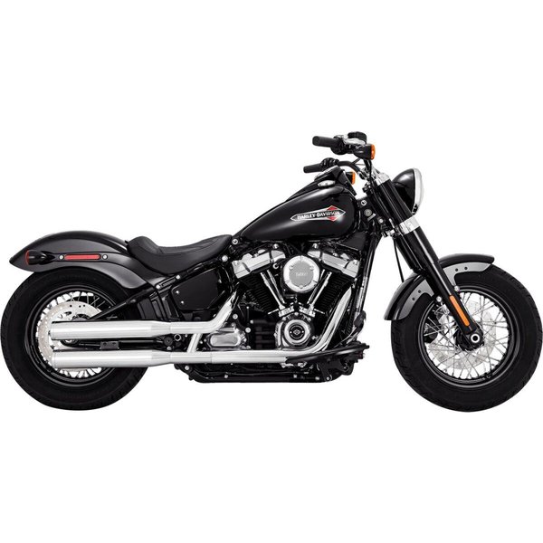 16312 - Vance & Hines Eliminator 300 Silencers For Harley Davidson FLFB 1750 2018-2020 - Chrome
