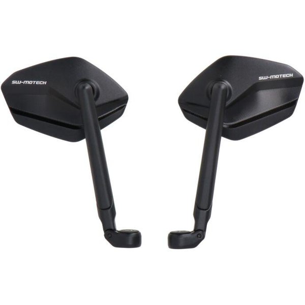 MIR.00.850.10701 - SW Motech Sport Mirror Set Short Arm For Ducati Monster 1200 ABS 2016-2020 - Black
