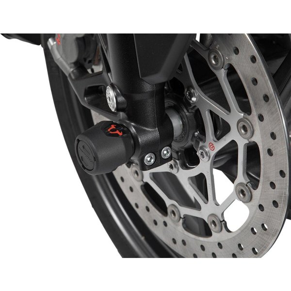 STP.08.176.10901/B - SW Motech Front Axle Slider Set For Kawasaki Z 900 2018-2019 - Black