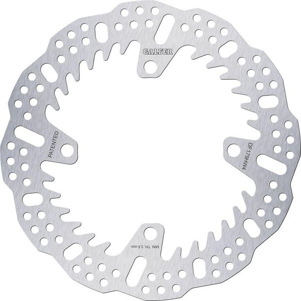 DF179HW4 - Galfer Shark Fixed Brake Disc For Kawasaki KLX450R 2008-2024 - Rear
