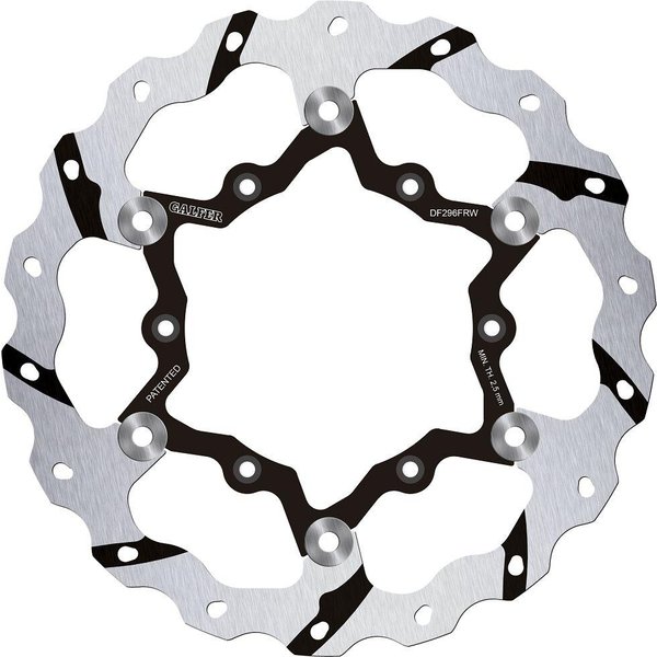DF296FRW - DF296FRW - Galfer Floating Wave Grooved Front Brake Disc - Yamaha YZF450 2020-2022