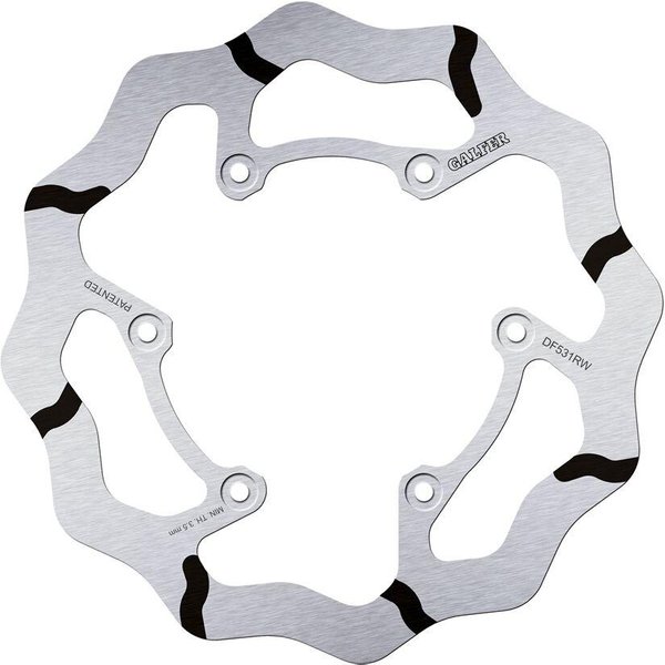 DF531RW - DF531RW - Galfer Fixed Wave Grooved Rear Brake Disc - Yamaha YZF450 2018-2024