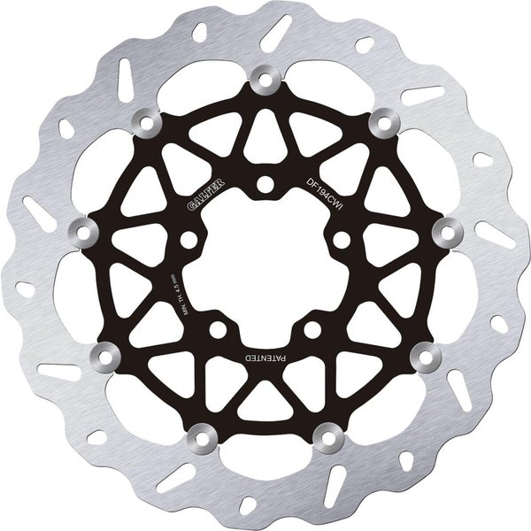 DF194CWI - Galfer Two Piece Floating Wave Brake Disc For Kawasaki ZX-10 R 1000 ABS 2016-2026 Fits Front Left