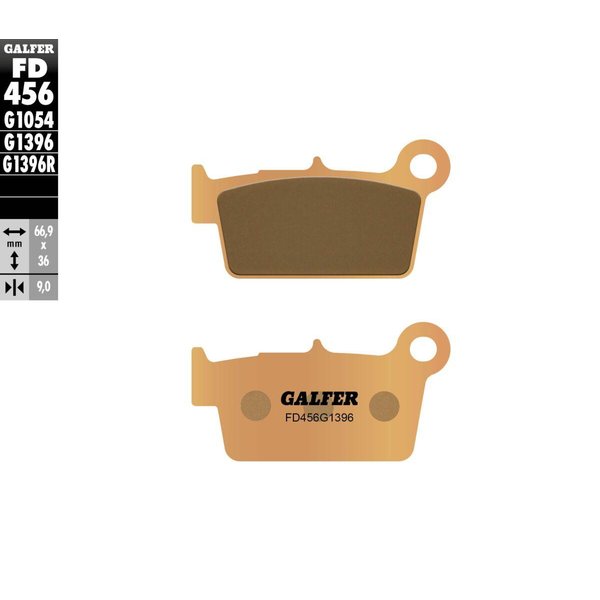 FD456G1396 - Galfer HH Sintered Off Road Brake Pads For Beta ALP 125 2008-2014 - Rear