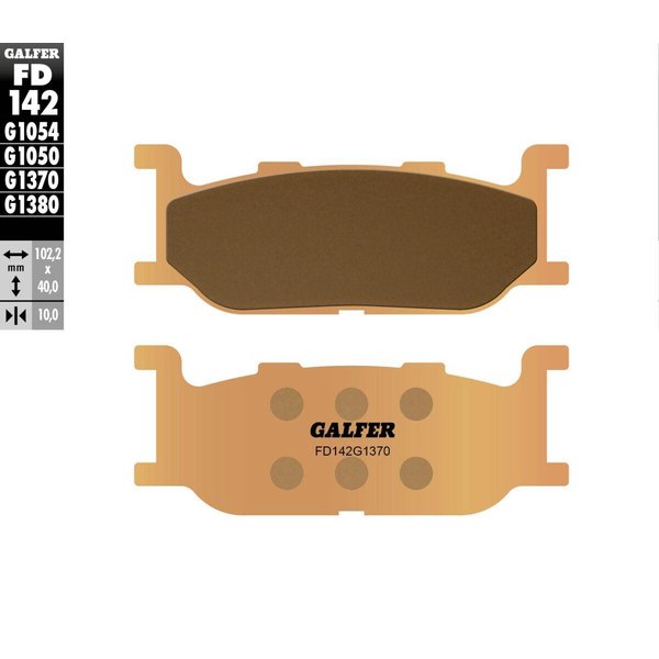 FD142G1370 - FD142G1370 - Galfer HH Sintered Front Brake Pads - Yamaha XVZ 1300 TF 1999-2001