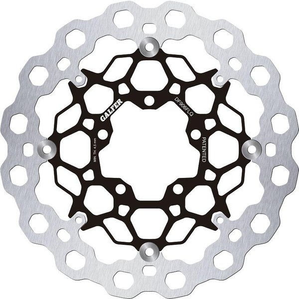 DF906FLQ - DF906FLQ - Galfer Cubiq Floating Front Brake Disc - Triumph Thruxton 1200 RS 2020-2024