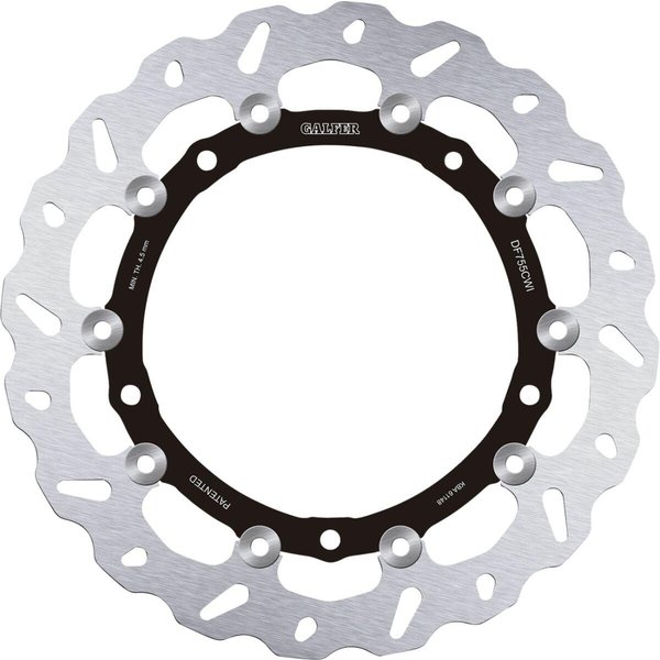 DF755CWI - Galfer Floating Wave Brake Disc For BMW S 1000 R ABS 2014-2019 Fits Front Left