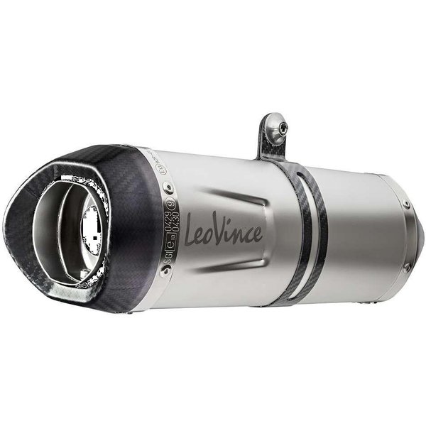 14379EKN - LeoVince LV One Evo Stainless Steel Full Exhaust System For Kawasaki KLE 650 ABS 2021-2026