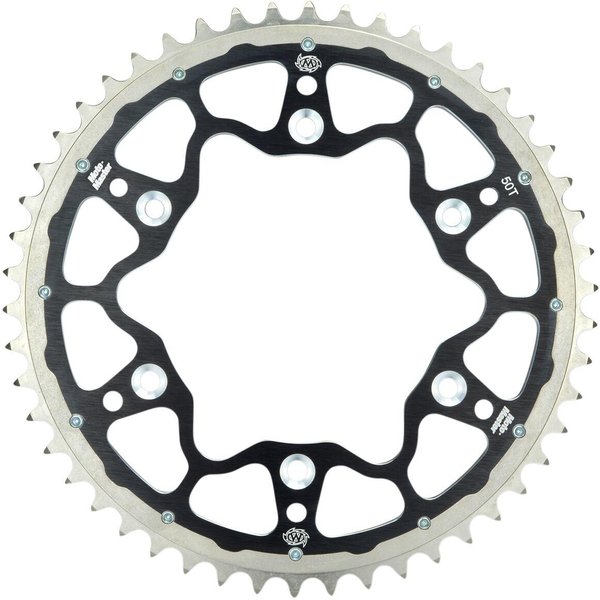 62.005.32.49 - Moto Master Fusion Dual Rear Sprocket For Kawasaki KDX250 1983-1999 Rear Black 49T