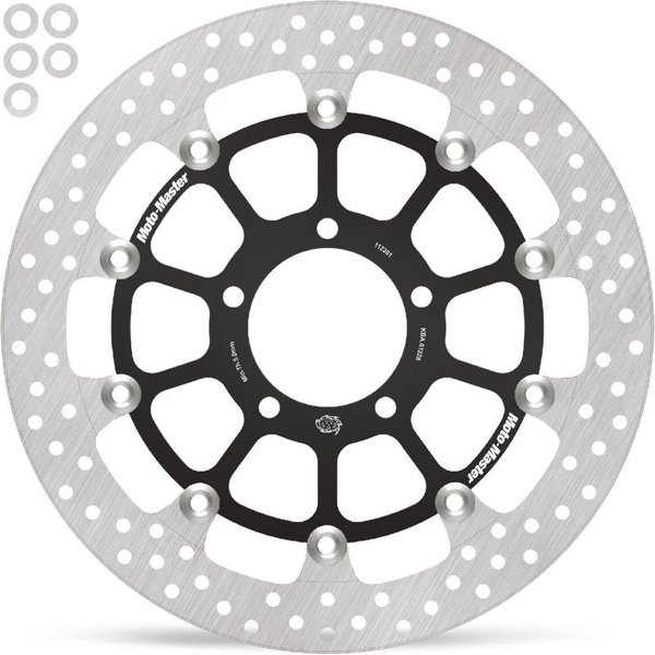 112261 - 112261 - Moto Master Halo Series Floating Front Brake Disc - Kawasaki ZX-10 R 1000 Ninja 2017-2024