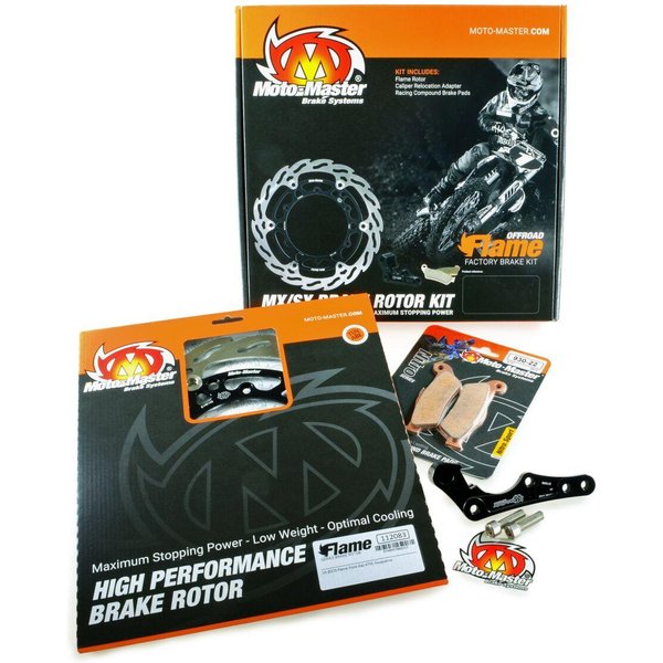 310045 - Moto Master Supermoto Racing Kit For Fantic XX 250 2022-2023 Front - Black/Silver/Stainless Steel