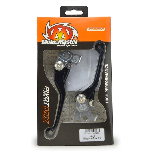 101382 - Moto Master Pivot Lever Set For Yamaha YZ125 2015-2027 - Black