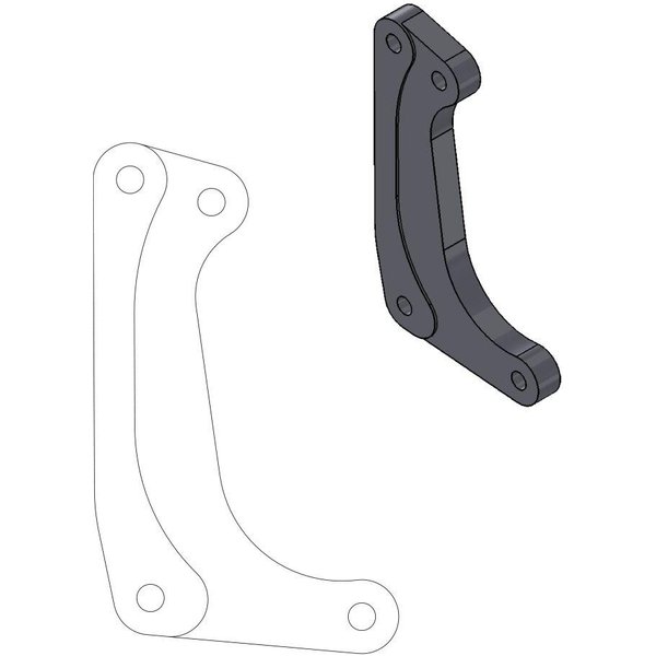 211030 - Moto Master Supermoto Racing Brake Disc Adapter Bracket For Suzuki DRZ250 2001-2007 Front
