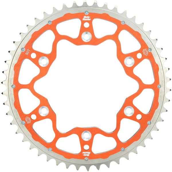 62.007.35.49 - Moto Master Fusion Dual Rear Sprocket For Husqvarna 701 Enduro 2016-2024 Rear Orange 49T