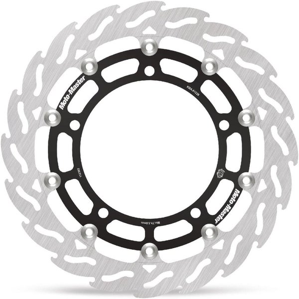112392 - Moto Master Flame Series Floating Brake Disc For Kawasaki H2 1000 2018-2020 - Front Left