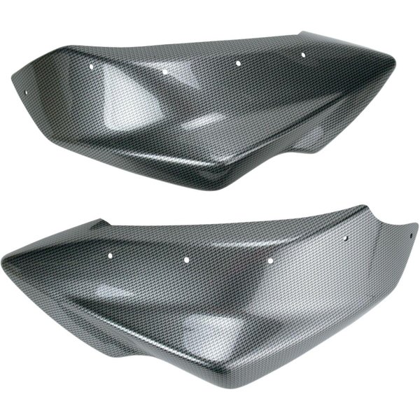 14715-30 - Maier Fender For Kawasaki KFX450R 2x4 Rear - Black/Carbon Fiber