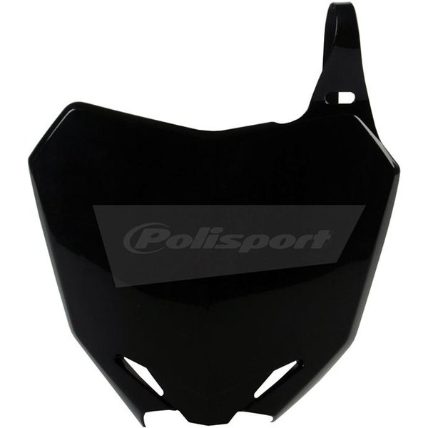 Polisport Front Number Board - Suzuki RMZ250 2010-18, RMZ450 2008-17 - Black
